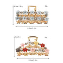 Claws Metal Hair Clip Hair Crab Clamp large grip clip Claws Flowers Rhinestones