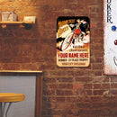 Motorcycle Races Retro Metal Plate Tin Sign for Bar Pub Club Cafe Wall Art