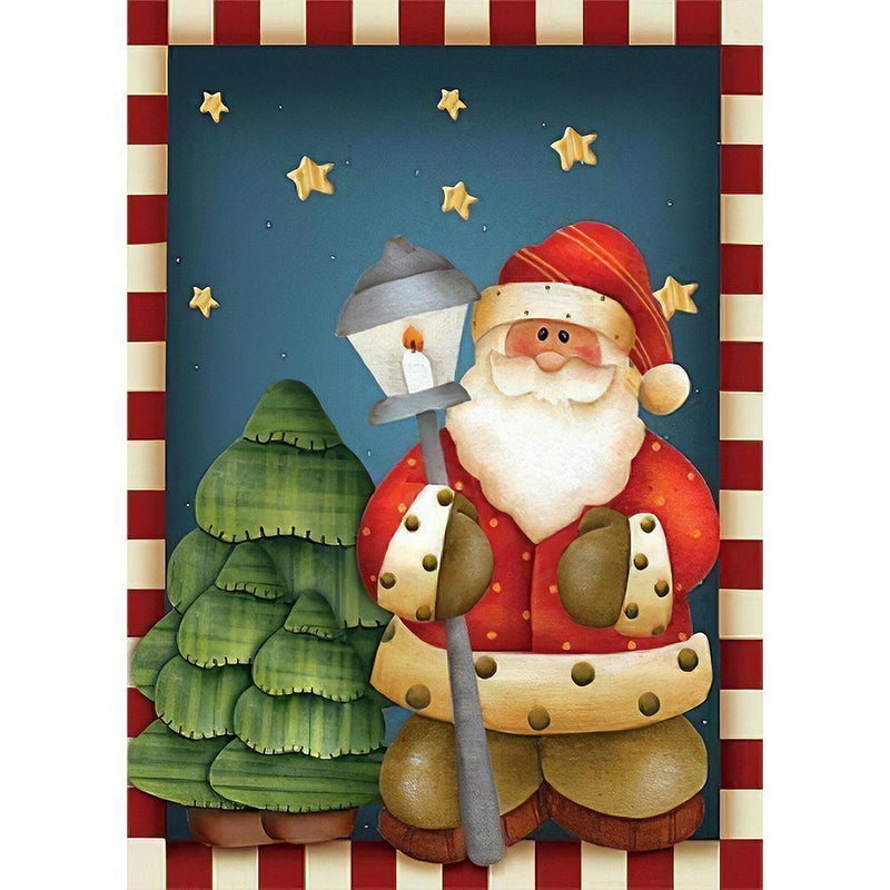 Full Round Drill Diamond Painting Santa Mosaic Rhinestone Drawing (NH978)2