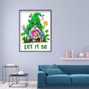 DIY Diamond Painting Flower Faceless Gnome 5D Drawing Full Round Drill Kit