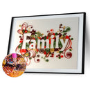 5D DIY Family Full Round Drill Diamond Painting Kit Picture Mosaic Craft