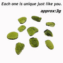 Green Crystal Stone Pendant Stone Moldavite Crystal Stone Irregular Stone