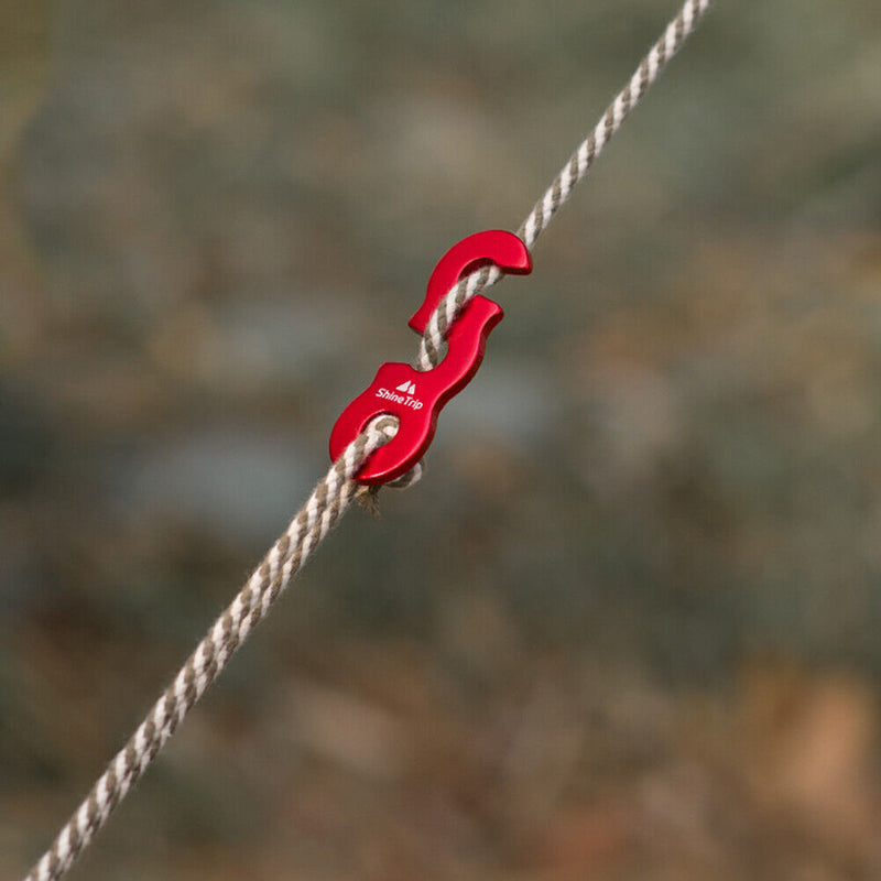 10pcs Outdoor Camping Rope Paracord Cord Rope Stopper Adjustable Fixed Buckle