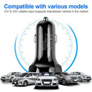 Smart Phone QC 3.0 Universal Fast Charging Car Charger LED Display 3-Port USB