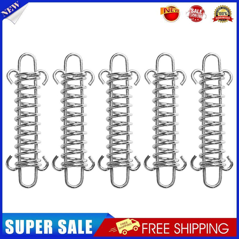 Wind Rope Buckle Outdoor Camping Fixed Tightening Spring Hook Buckle (5pcs)