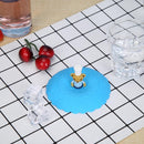 Silicone Heat-resistant Dust-proof Cup Lids Bowl Cover Food Wrap Lid (Bear)