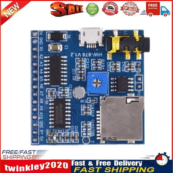 Voice Playback Module MP3 Trigger Amplifier Module Voice Broadcast Device Newly