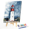 Lighthouse 40x50cm Oil Paint By Numbers Picture DIY Painting M736