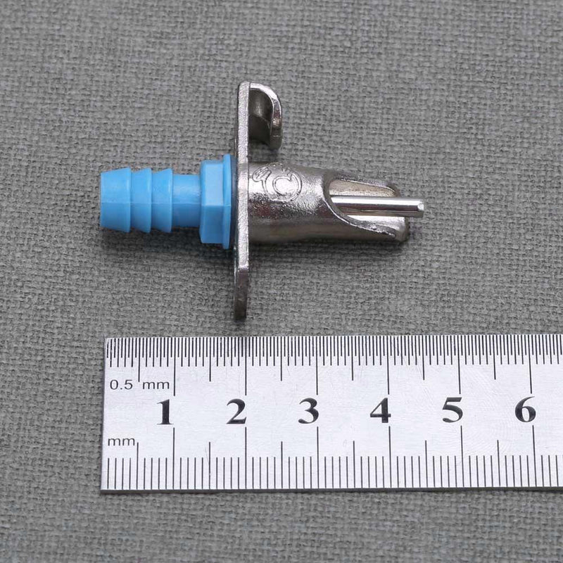 5 Sets Automatic Nipple Water Feeder+T Tubing+Spring Rabbit Drinker Waterer