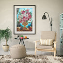 5D Special Shaped Diamond Painting Flower DIY Rhinestone Mosaic Wall Art Pi