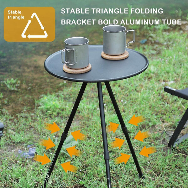 Aluminum Alloy Folding Round Table Camping SelfDriving Travel Equipment Portabl.