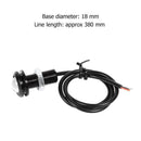 18mm 12V Car Eagle Eye LED Light Daytime Running DRL Reverse Lamp (White) Newly