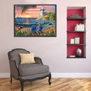 5D DIY Diamond Painting Kits Beach Full Round Drill Wall Decor Art (X448)