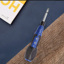 Anti-slip Handle Big Torque Electric Screwdriver USB Charging Drill (Blue) Newly