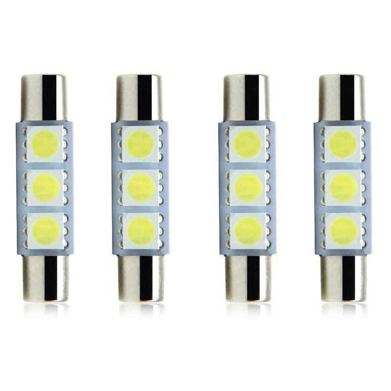 Error Canbus White C5W Festoon Light Dome Lamp Car LED Reading Bulbs For 4Pcs