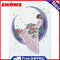 Girl Moon 5D DIY Home Wall Decor Art Diamond Embroidery Special Shaped Painting