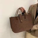 Women's Felt Fabric Handbag multi function Large Capacity Shopping Shoulder Bag
