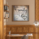Full Cross Stitch 11CT Counted Family Love Embroidery DIY Handmade Needlework