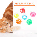 Cat Interactive Pet Playing Hollowed Bell Toys Training Scratch Rattle Ball