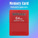 FMCB 1.966 Memory Card for Sony PS2 64MB Free McBoot Console Card (Red) Newly