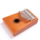 10 Key Kalimba DIY Keys+Wood Bridge Kit Thumb Piano Musical Instrument (A) Newly