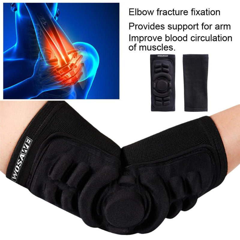 Cycling Elbow Pads Training Running Brace Support Guard Protective Bike N6S4
