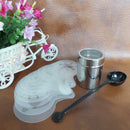 Chocolate Shaker Duster + 16pcs Cappuccino Coffee Stencils + Measure Spoon