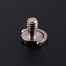 Camera Tripod Head Quick Change Plate Screw 1/4 D-Ring Convert Screw
