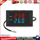 LED Digital Temperature Controller Waterproof NTC Sensor 12V Thermostat Newly