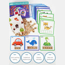 Wooden English Words Puzzle Game Writing Early Learning Educational Toys Kits