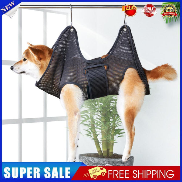 Dogs Grooming Hammock Helper Cats Pet Beauty Nail Trimmer Bathing Bag (M)