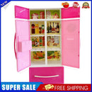 Mini Kids Kitchen Pretend Play Cooking Set Children Simulation Cabinet Toys