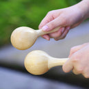 2pcs Baby Wooden Maraca Hand Rattles Musical Party Percussion Instrument Gifts