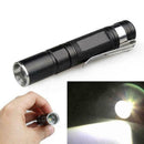 Portable Mini Penlight Q5 2000LM LED Flashlight Torch Zoom W3B6 Camping C8E5