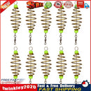 10pcs/Set Fishing Bait Spring Hanging Tackle Steel Feeder Fishing Tools Newly