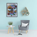 Full Cross Stitch Handcraft 11CT Stamped Bee Flower Needlework DIY Home Ornam