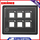 SP5106 6P Waterproof Panel Box Kit LED Push Button Switch Panel for Car Marine