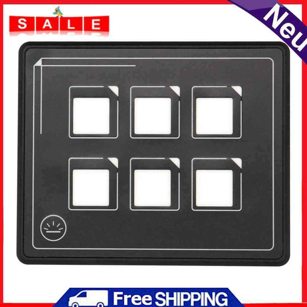 SP5106 6P Waterproof Panel Box Kit LED Push Button Switch Panel for Car Marine