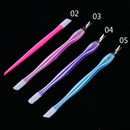 Stick Pusher Soft Peeling Trimmer Nail Cuticle Nail Remover Dead Skin Fork