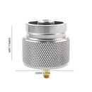 Camping Stove Adapter Split Stove Gas Adapter Converters for BBQ (Grey)