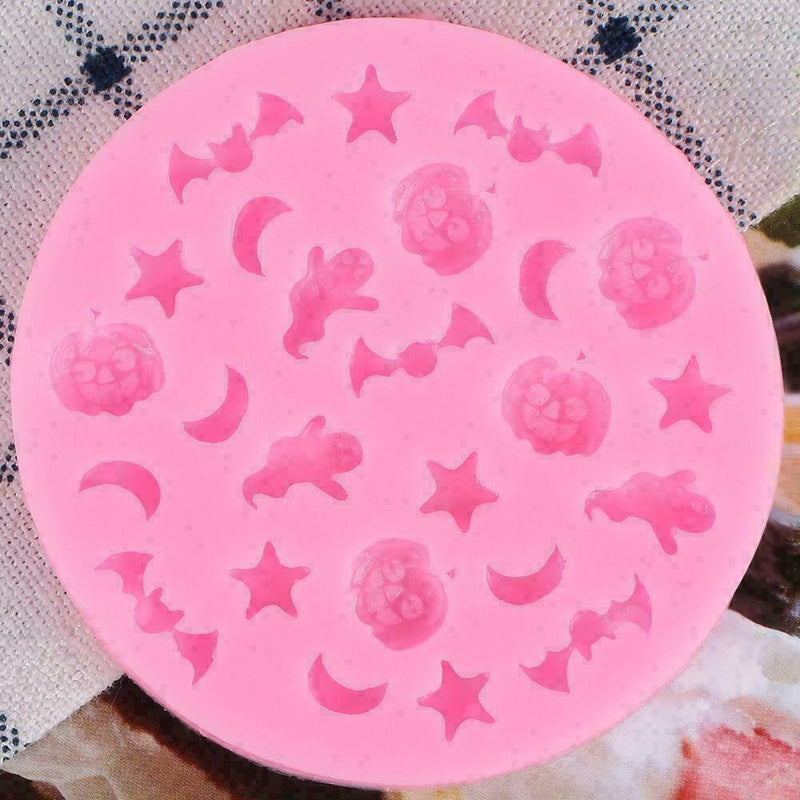 Halloween Pumpkin Bat Chocolate Cake Silicone Mold Mold Kitchen L6C0 U6H1