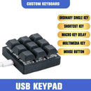 For Wins, Linux,MacOS Mini Mechanical Keyboard Custom T Programming Keys F7F5