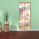 Magnetic Curtains Door Screen Anti-insect Curtain Mosquito Net Tulle(Coffee