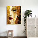 Golden Tears Oil Paint By Numbers Kits Canvas Picture Wall Art DIY Craft Color
