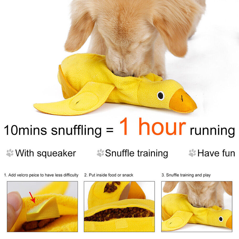 Leakage Food Dog Squeaky Sound Sniffing Training Slow Feed Puzzle Pet Toys