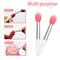 Exfoliating Lipstick Brush Silicone Lip Brush Lipstick Brush Set Creative
