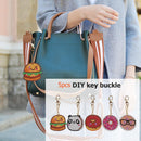 5pcs DIY Full Drill Special Diamond Painting Keychain Donuts Pendant Gift Newly