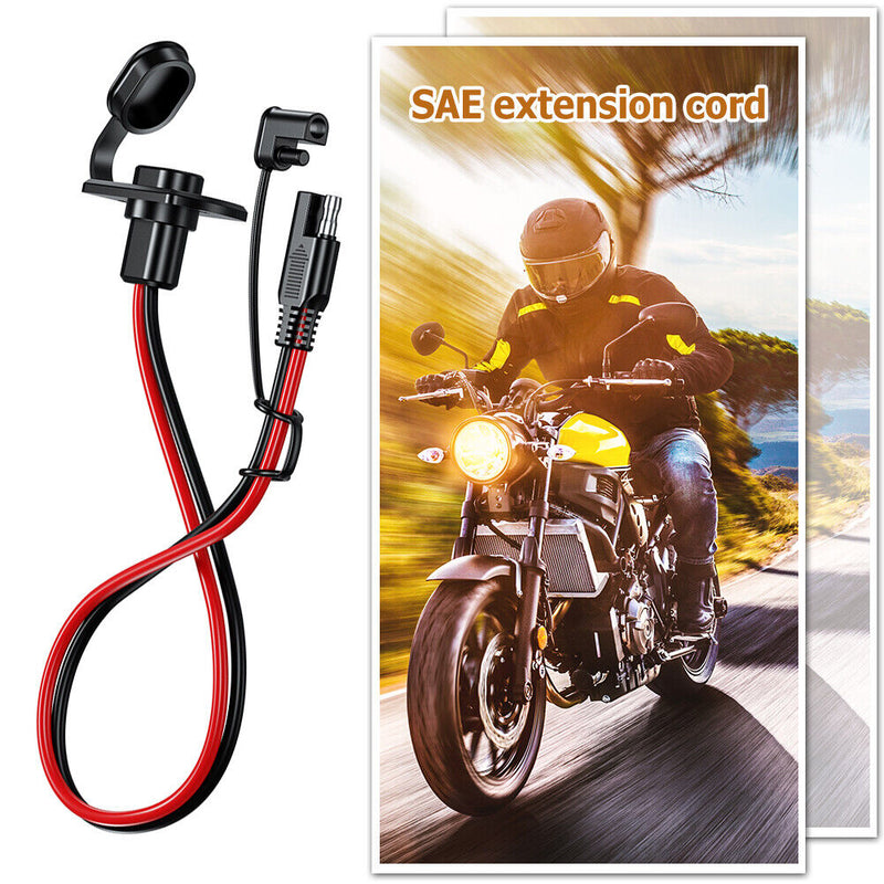 12AWG SAE to SAE Female Cord Automotive Extension Panel Cable for Solar Panels