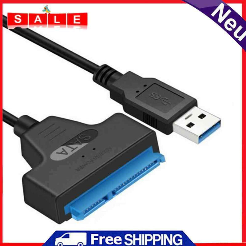 5Gbps USB 3.0 to SATA Cable for 2.5 inch HDD SSD Hard Disk External Power Cord