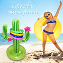 Inflatable Cactus Ring Target Toss Floating Ring Game Swimming Pool Toys
